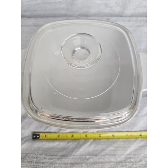 Corning Ware Blue Cornflower 1½ Qt Casserole A-1½-B with PYREX A7C Lid - Picture 2 of 5